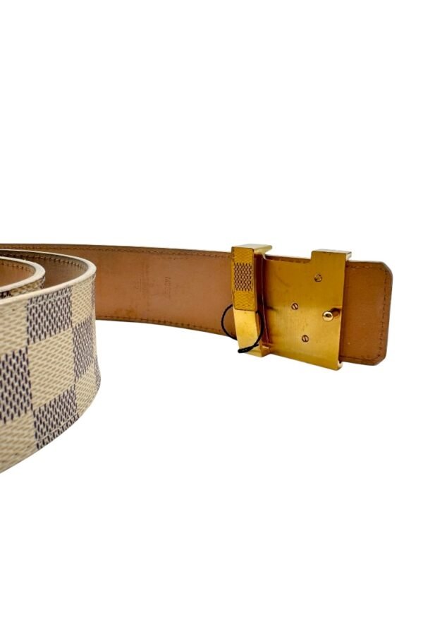 LOUIS VUITTON - DAMIER AZUR LV BELT - Image 3